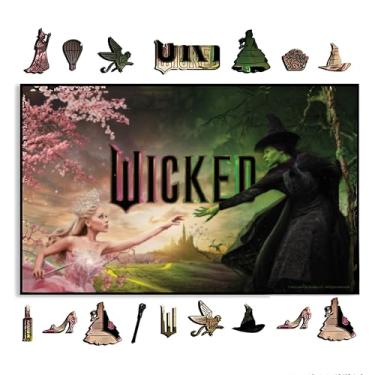 Imagem de Wicked Puzzle – Everyone Deserves The Chance to Fly – A3 Size – Wooden Jigsaw Puzzles for Adults – 212 Unique Shaped Pieces – Officially Licensed Merchandise – 9.4" x 12.3" - 14+
