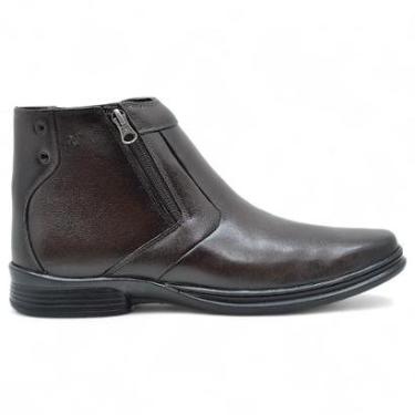 Imagem de Bota Rafarillo Masculina Soft Confort Couro Legitimo Zíper-Masculino