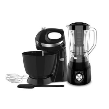Imagem de Kit Britânia Cozinha 3 em 1 liquidificador + espremedor - 110v(Preto 110V)