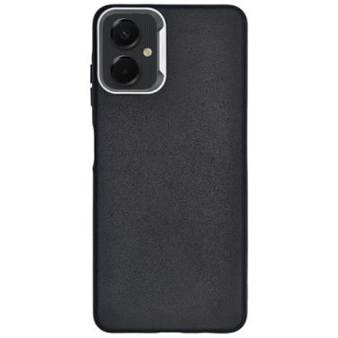 Imagem de ULXITEYU Capa para celular Samsung Galaxy A06 preta, [proteção contra quedas de 3 metros] Capa protetora de TPU macio antiderrapante à prova de choque
