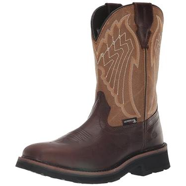 Imagem de Wolverine Men's Rancher Eagle Waterproof Steel Toe 10" Construction Boot, Gravel, 9