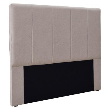 Imagem de Cabeceira Casal 1,40M Ravenna Linho Rústico Areia Pallazio