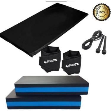 Imagem de Kit Step + Corda + Caneleira + Colchonete - Infinity