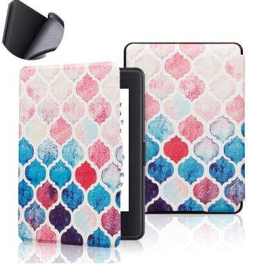 Imagem de Yzlvigrous Capa para Kindle Paperwhite 12th/Colorsoft Signature Edition 1ª Geração 2024, Tampa Traseira de TPU Macia de 7 Polegadas com Sono/despertar Automático, Modelo: SA59CP/SA569P/SA568B