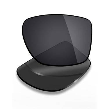 Imagem de Mryok Lentes de reposição UV400 para óculos Oakley Chamfer Squared OX8143 54 mm, HD Polarized, proteção UV, resistente a impactos e ajuste perfeito - Stealth Black
