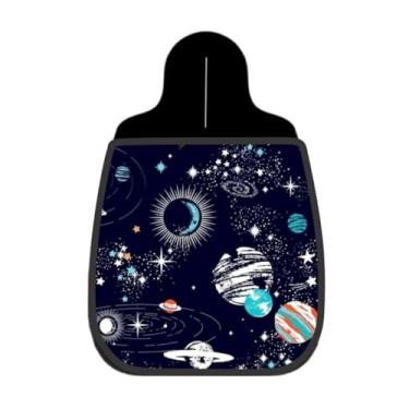 Imagem de Lixeira De Carro Organizador Lixinhocar Universo Estrelas Planetas Escuro