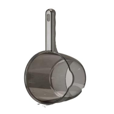 Imagem de Concha de sopa Colher de água colher cozinha doméstica longa plástico grande criativa aprofundada(Gray)