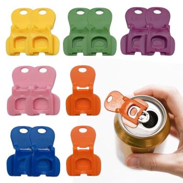 Imagem de Abridor de lata de refrigerante, abridor de abas fácil e protetor de bebidas, capa completa, abridor de abas fácil e protetor de bebidas, abridor de abas fácil para refrigerante, para coca, cerveja