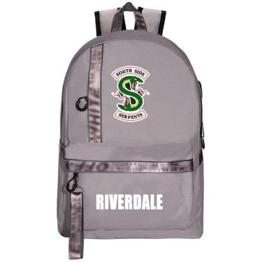 Imagem de Mochila escolar Riverdales Kids Bag 30x13x43cm Algodão-Poliéster