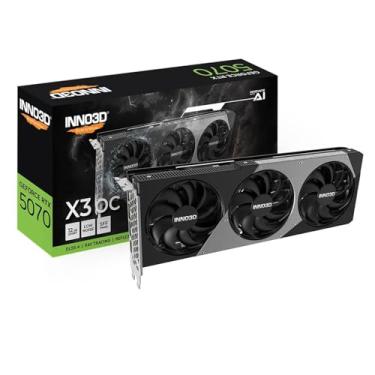 Imagem de INNO3D Placa gráfica NVIDIA GeForce RTX 5070 X3 OC 12GB GDDR7 192-bit PCI Express Gen 5 -N50703-12D7X-195064L