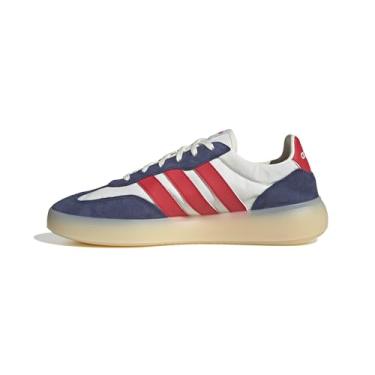 Imagem de adidas Tênis masculino Barreda Decode, Branco/rubi puro/azul escuro, 39