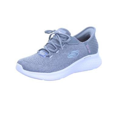 Imagem de Skechers Tênis feminino Slip-INS Lite Pro - Natural Beauty Grey, Cinza, 34