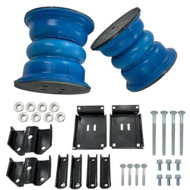 Imagem de SSF-170-40-2 Molas auxiliares de suspensão dianteira compatíveis com Ford F-53 2008-2021, capacidade de carga de 1,360 kg a 50% de compressão, kit de mola auxiliar resistente substitui SSF170402