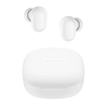 Imagem de Fone Bluetooth Xiaomi Redmi Buds 6 Play Branco – Estojo 36h, Bluetooth 5.4, IPX4