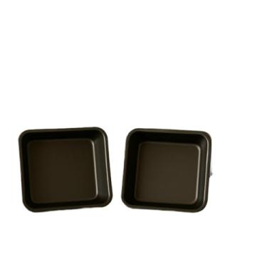 Imagem de Forma Silicone Air Fryer，Conjunto de Dois，Material de AlumíNio Antiaderente，FáCil de Limpar，Adequado para Fazer Bolos, Tartes e Pratos de Carne(Preto)