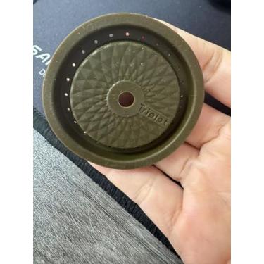 Imagem de Tampas reutilizáveis para cápsulas Nespresso VertuoLine, 10 tampas de silicone de grau alimentício para reutilização Nespresso VertuoLine Cápsula VertuoLine recarregável (10 tampas de silicone - sem