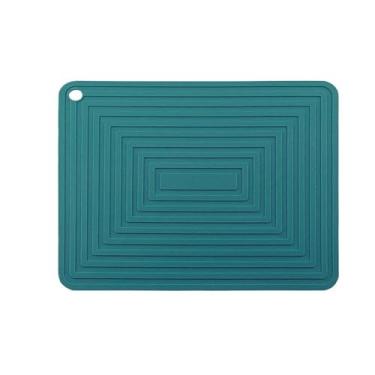 Imagem de 2 peças, jogo americano de silicone, multifuncional, impermeável, lavável, isolamento térmico, tapete para copos, para mesa de jantar, acessórios de cozinha, ideal para uso em sala de jantar, cozinha