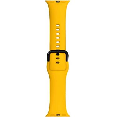 Imagem de Pulseira Apple Watch 38/40 mm Iplace, Beagá, Silicone Amarelo