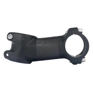 Imagem de Mesa de bicicleta em carbono fosco 10/17/25/35 graus, mesa para MTB 60/70/80/90/100mm, peças para ciclismo de potência(17 degrees-80mm)