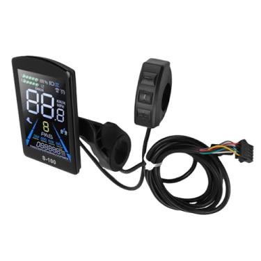 Imagem de RiToEasysports Ebikes Display, Display Lcd de Bicicleta à Prova de água Painel de Controle Colorido Inteligente Com Cabo Sm para Guidão de 22.2mm