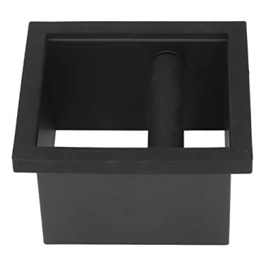 Imagem de Aramox Caixa de Batida de café, Caixa Compacta de Grãos de café de Aço Inoxidável Com Anel de Redução de Ruído de Borracha Estrutura Robusta de Boca Plana para Máquina de Expresso