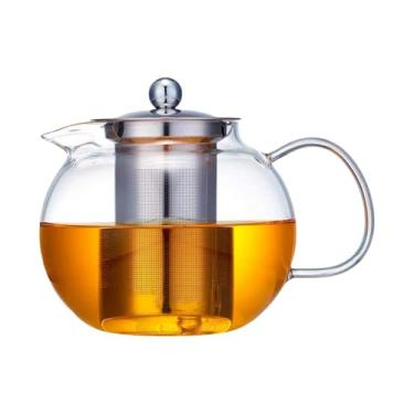 Imagem de Bule de Vidro em Borossilicato para Chá 600ml com Infusor