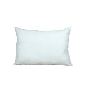 Imagem de Travesseiro Adulto Pluma de Ganso Micropercal 200 Fios Macio 600gr Branco