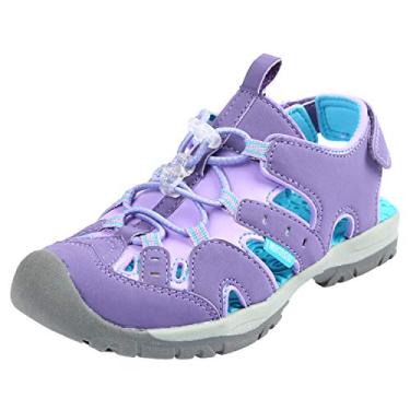 Imagem de Northside Sandália esportiva infantil unissex Burke Se, Roxo/azul, Big Kid 5