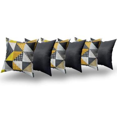 Imagem de Almofadas Decorativas 6 Unidades Com Ziper e Refil Silicone - RT MAGAZ
