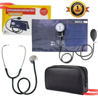 Imagem de Aparelho De Pressão Esfigmomanômetro Aneroide Adulto Grande/Obeso Prem