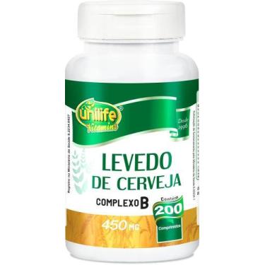 Imagem de Levedo de Cerveja Unilife 200 comprimidos de 450mg