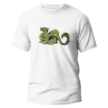 Imagem de Camiseta Basica Algodão Premium Estampada Dragão Comodo - Pavesi, Bran