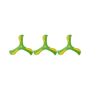 Imagem de Brinquedo Boomerang Macio Para Crianças Disco Voador Em Forma De Trevo