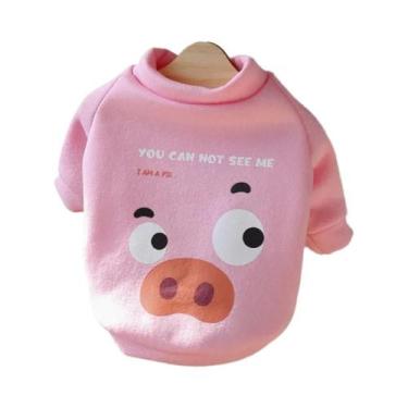 Imagem de Desenhos animados gato e cachorro pulôver, Pet Clothes, Dog Shirt, Out