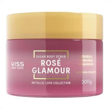 Imagem de Esfoliante Corporal Kiss New York Sugar Body Scrub Rosé Glamour 280g