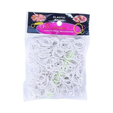 Imagem de Kit De Fazer Pulseiras DIY Para Crianças 600 Peças Elásticos De Borrac