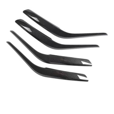 Imagem de Compatível com BMW X1 E84 2010–2016 Tampa do painel de tração interna 5 opções de cores LHD/RHD Fibra de carbono interior da maçaneta da porta Substituição da guarnição(Carbon Fiber)