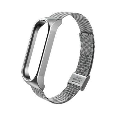 Imagem de Pulseira De Aço Inoxidável Luxuosa Para Xiaomi Mi Band 6 5 4 3 - JBAIL