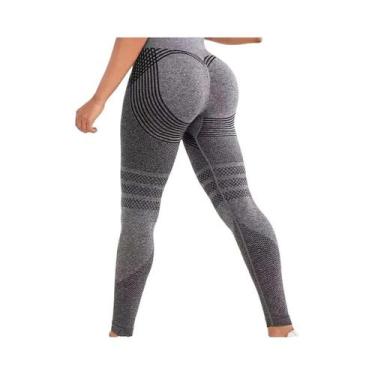 Imagem de Calças De Yoga Sem Costura De Cintura Alta Para Mulheres, Leggings Sli