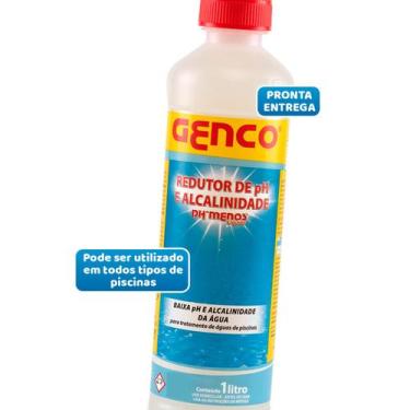 Imagem de Redutor de Ph e Alcalinidade Genco Ph Menos Para Piscinas 1 Litro