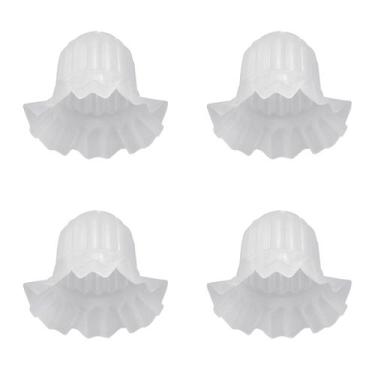 Imagem de Tulipa Plástica Caracol para Lustre e Ventilador de Teto Universal - K