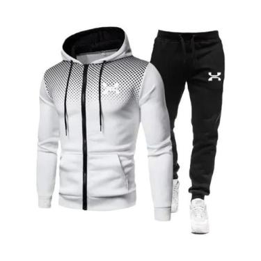 Imagem de Conjunto De Treino Masculino De Inverno 2025: Moletom Moderno E Calça 