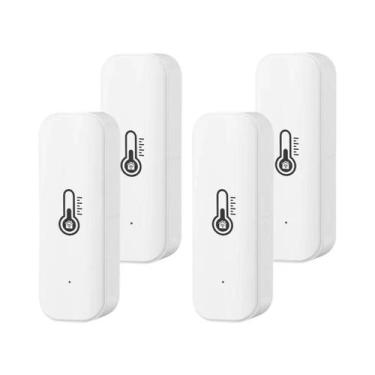 Imagem de Sensor De Temperatura E Umidade WiFi Inteligente, Higrômetro Interno C