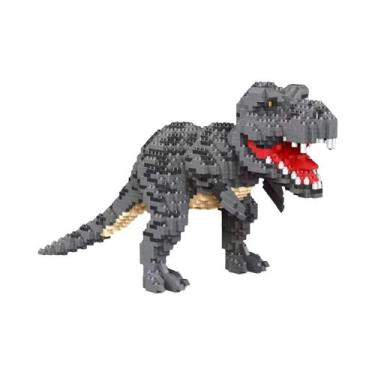 Imagem de Modelos De Dinossauros Micro Mini Para Adultos, Blocos De Montar Tyran