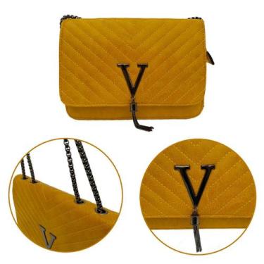 Imagem de Bolsa feminina tiracolo transversal - Flamingo, Yellow amarelo, P