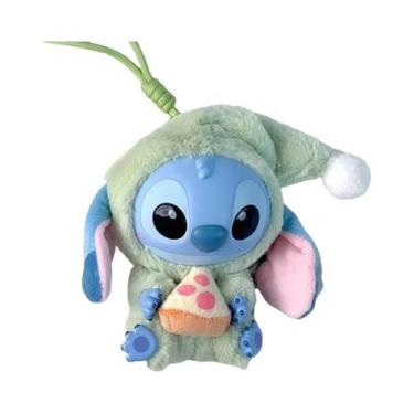 Imagem de Boneco De Pelúcia Da Série Disney Stitch Comendo Algo Antes De Dormir,