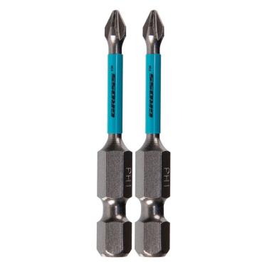 Imagem de Bit Torção Ph1 50mm Gross 2pcs 1/4'' Ferramenta Impacto