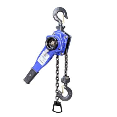 Imagem de Bloco de alavanca manual para talha de corrente 0,75/1/1,5/2/3 toneladas com gancho resistente - A talha catraca vem com 5/10/20 pés - Equipamento de elevação de nível industrial