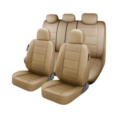 Imagem de Capa De Assento De Carro Universal Luxuosa Em Couro PU Artificial, Con