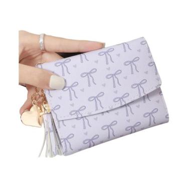 Imagem de Carteira Curta Multifuncional Feminina De Moda, Porta-Cartões De Crédi